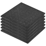 TILE VIDAXL VALT 6 ST 50X50X3 CM Black