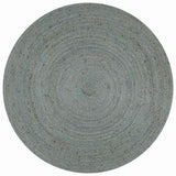 Vidaxl vloerkleed handgemaakt rond 120 cm jute olijfgroen