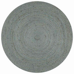 Vidaxl vloerkleed handgemaakt rond 120 cm jute olijfgroen
