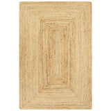 Vidaxl vloerkleed handgemaakt 80x160 cm jute naturel