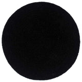 Vidaxl placemats 6 st rond 38 cm katoen effen zwart