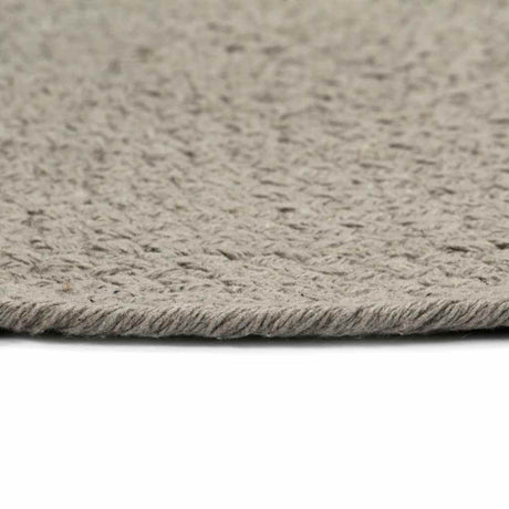 Vidaxl placemats 4 st rond 38 cm katoen effen grijs