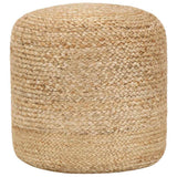 Vidaxl poef handgemaakt 40x45 cm jute