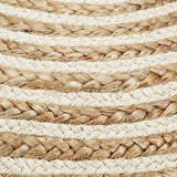 Vidaxl poef handgemaakt 45x30 cm jute