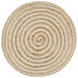 Vidaxl poef handgemaakt 40x45 cm jute