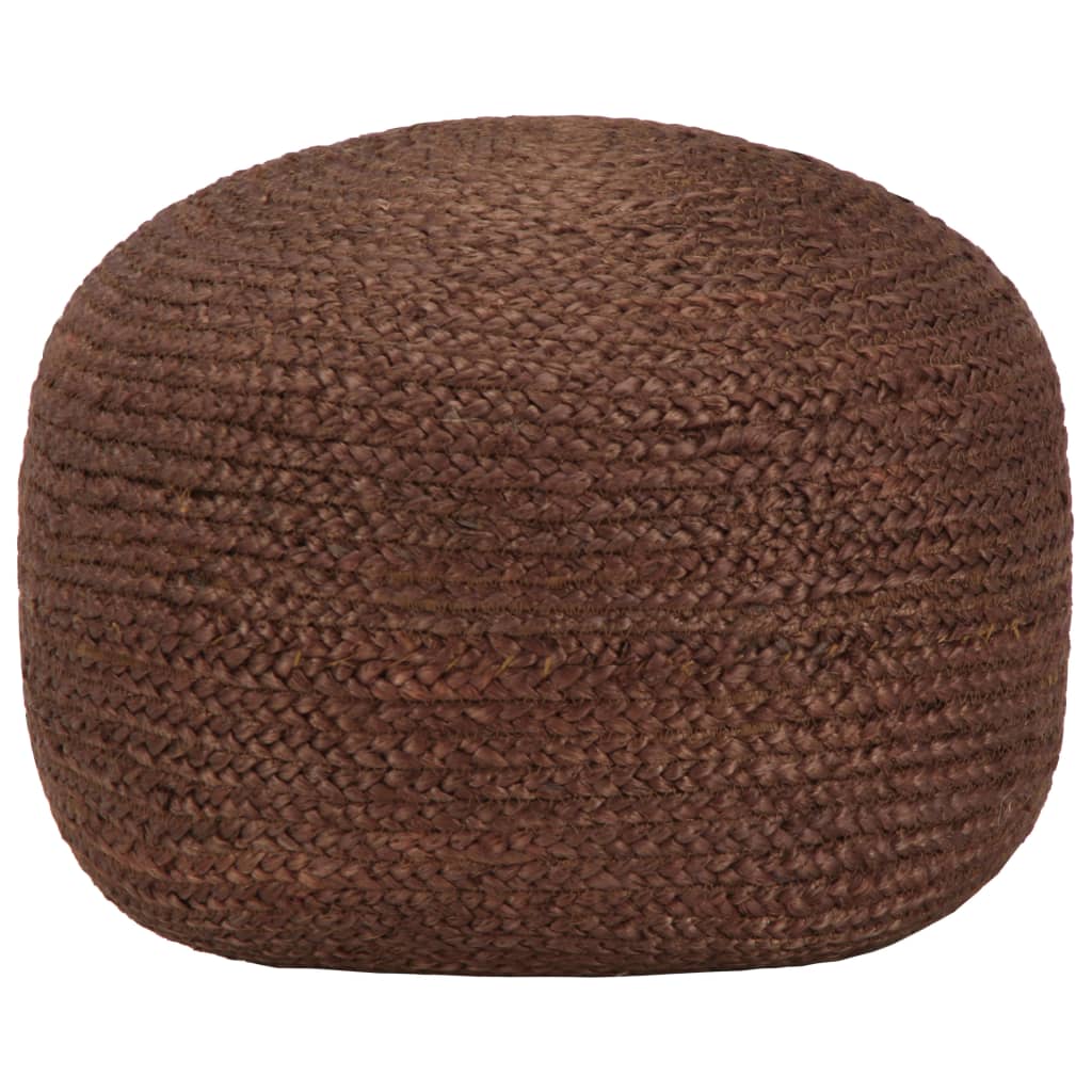 Vidaxl poef handgemaakt 40x45 cm jute bruin