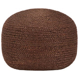 Vidaxl poef handgemaakt 40x45 cm jute bruin