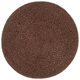 Vidaxl poef handgemaakt 40x45 cm jute bruin
