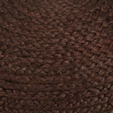 Vidaxl poef handgemaakt 40x45 cm jute bruin
