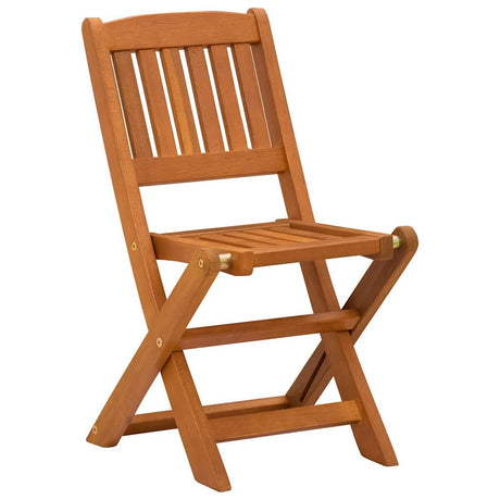 Vidaxl kinderklapstoelen, 2 stuks, van massief eucalyptushout