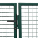 Vidaxl port 350x75 cm steel green