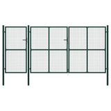 Vidaxl Port 400x150 cm en acier vert