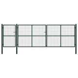 Vidaxl Port 500x150 cm en acier vert