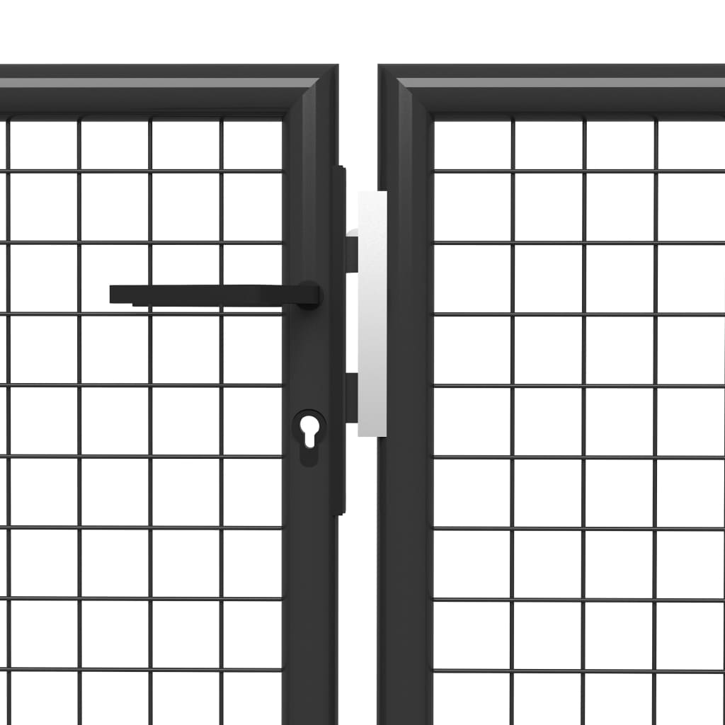 Vidaxl -Port 500x100 cm Stahlanthrazit