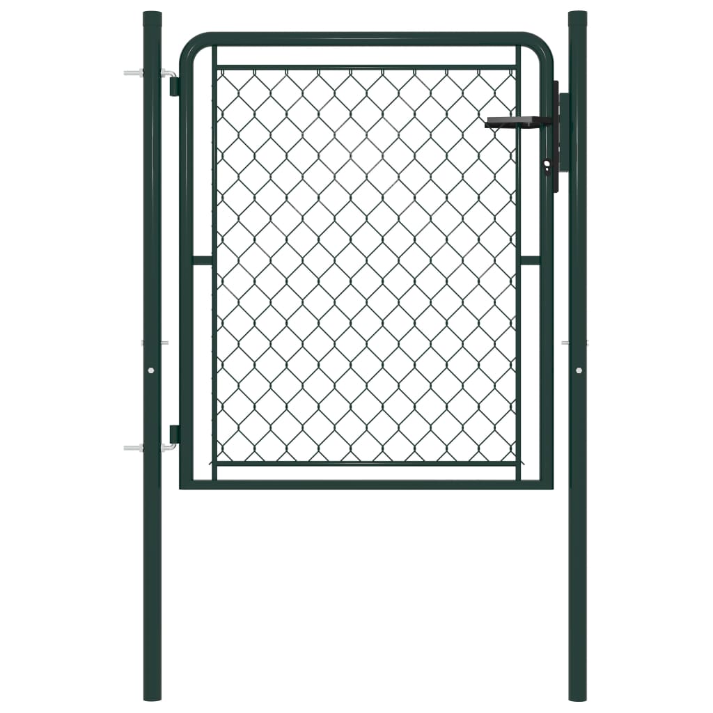 Porta Vidaxl 100x75 cm in acciaio verde