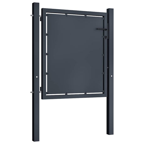 Vidaxl tuinpoort staal 100x75 cm antraciet