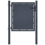 Vidaxl tuinpoort staal 100x100 cm antraciet