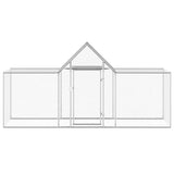 Vidaxl kippenren 3x1x1,5 m gegalvaniseerd staal