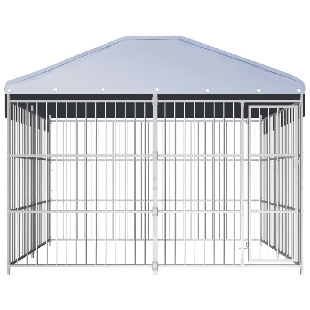 Vidaxl Dog Kennel per l'esterno con tetto 300x300x200 cm