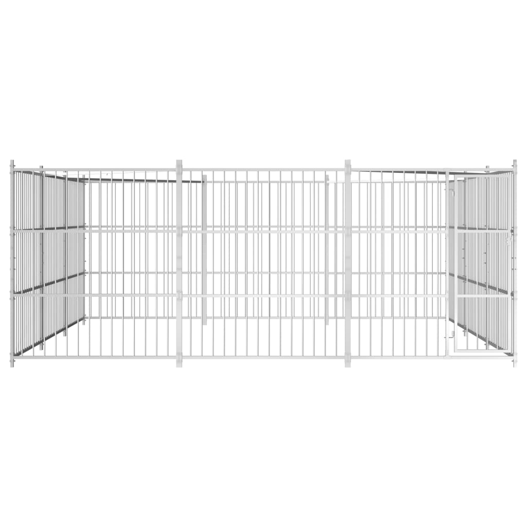 Vidaxl Dog Kennel for Outside 450x450x185 cm