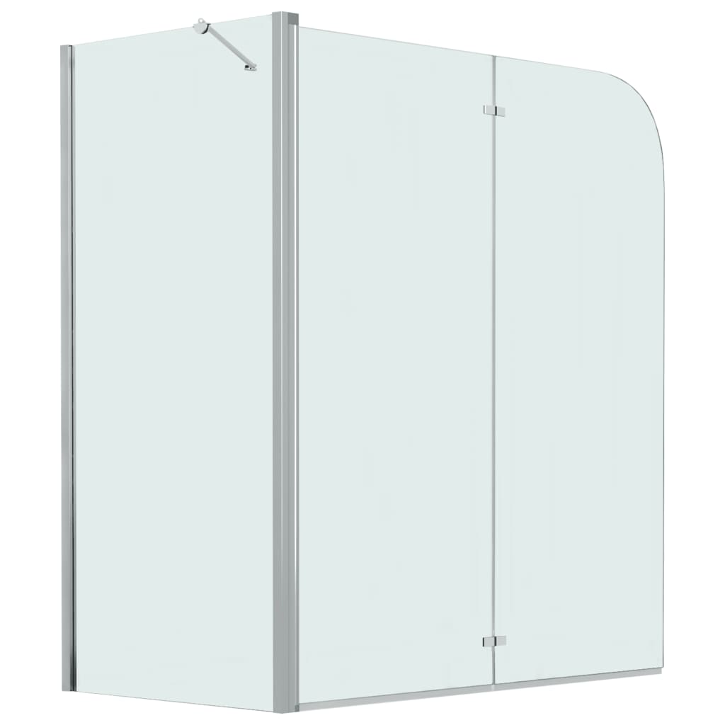 Vidaxl shower folding wall 120x68x130 cm ESG