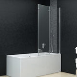Vidaxl douchewand inklapbaar 3 panelen 130x138 cm esg