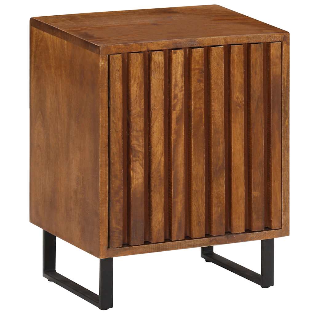 Vidaxl nachtkastje 40x30x50 cm massief mangohout