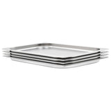 Vidaxl gastronormbakken 4 st gn 1 1 20 mm roestvrij staal