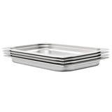 Vidaxl Gastronormbakken 4 pcs GN 1 1 40 mm stainless steel