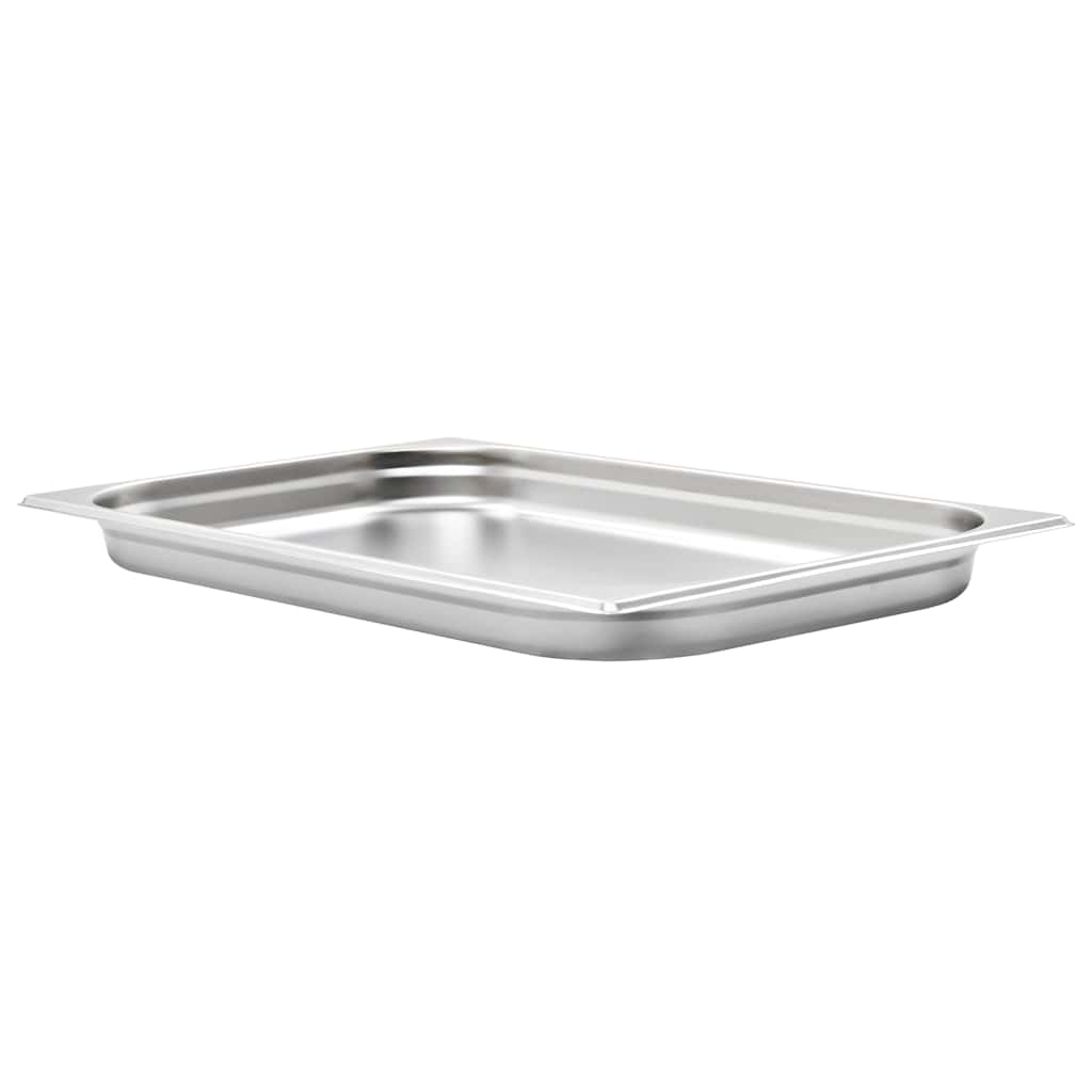 Vidaxl gastronormbakken 4 st gn 1 1 40 mm roestvrij staal