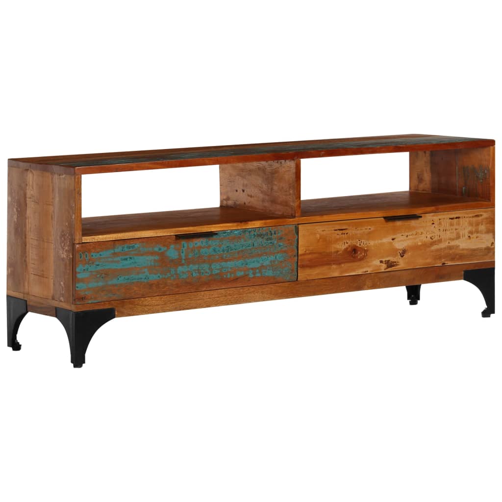 Vidaxl tv-meubel 118x35x45 cm massief gerecycled hout