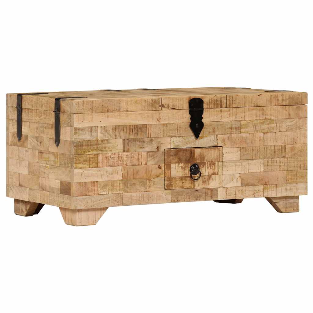 Vidaxl salontafel 80x40x35 cm massief mangohout