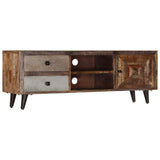 Vidaxl tv-meubel 118x30x40 cm massief mangohout
