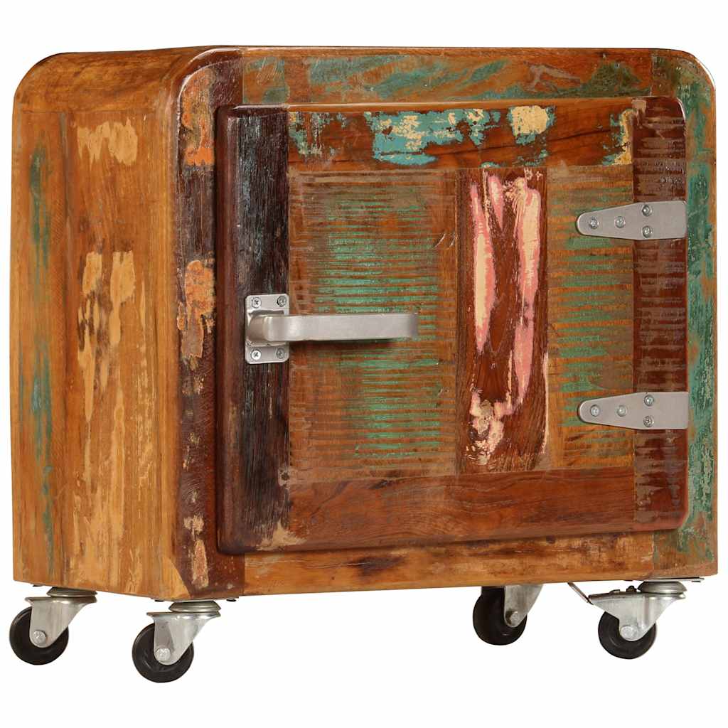 Vidaxl nachtkastje 50x30x50 cm massief gerecycled hout