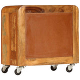 Vidaxl nachtkastje 50x30x50 cm massief gerecycled hout