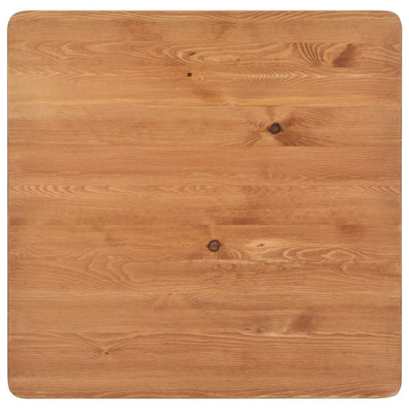 Vidaxl bartafel 60x60x108 cm massief grenenhout staal zwart