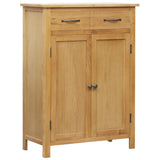 VidaXL shoe cabinet 76x37x105 cm solid oak