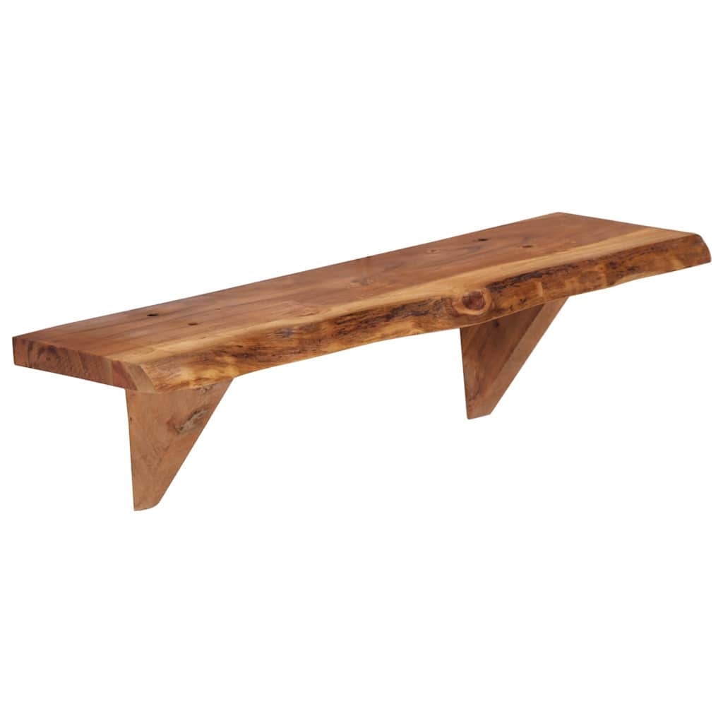 Vidaxl wandschappen 2 st 60x20x18 cm massief acaciahout