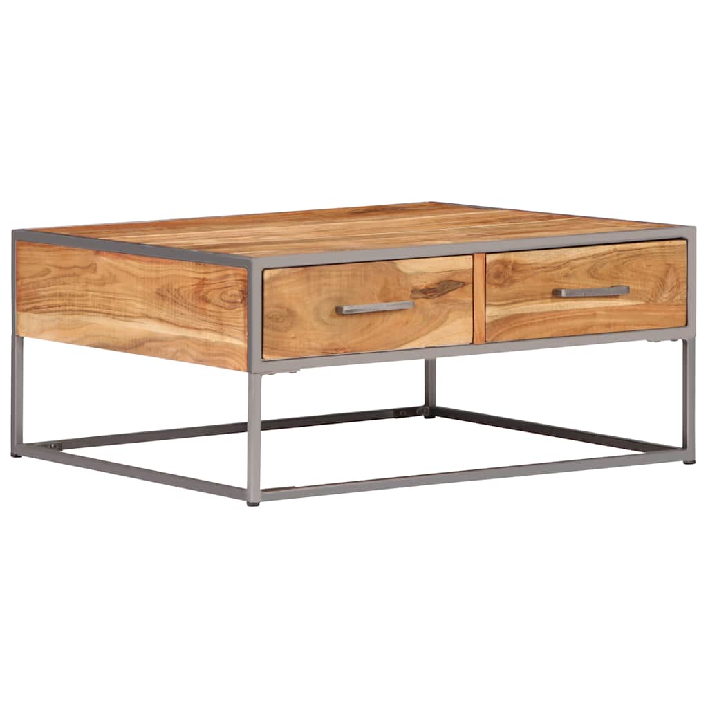 Vidaxl salontafel 75x75x35 cm massief acaciahout