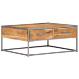 Vidaxl salontafel 75x75x35 cm massief acaciahout