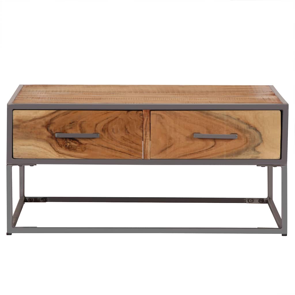 Vidaxl salontafel 75x75x35 cm massief acaciahout