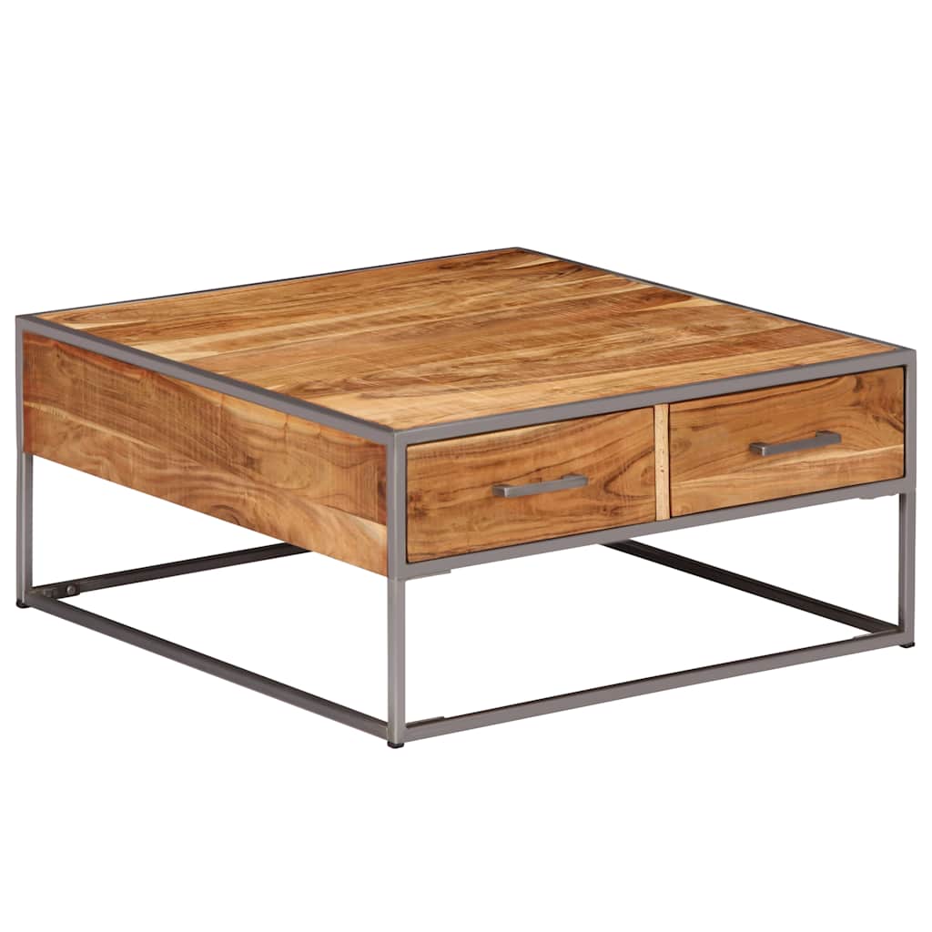 Vidaxl salontafel 75x75x35 cm massief acaciahout