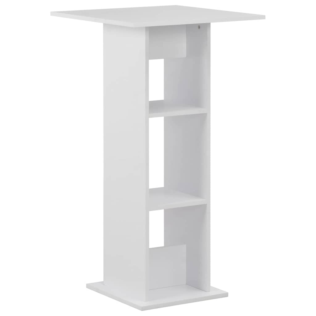 Vidaxl bartafel 60x60x110 cm wit