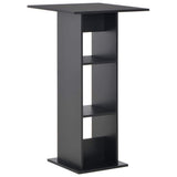 Vidaxl bartafel 60x60x110 cm zwart