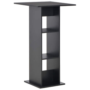 Vidaxl bartafel 60x60x110 cm zwart