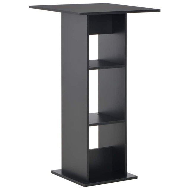 Vidaxl bartafel 60x60x110 cm zwart