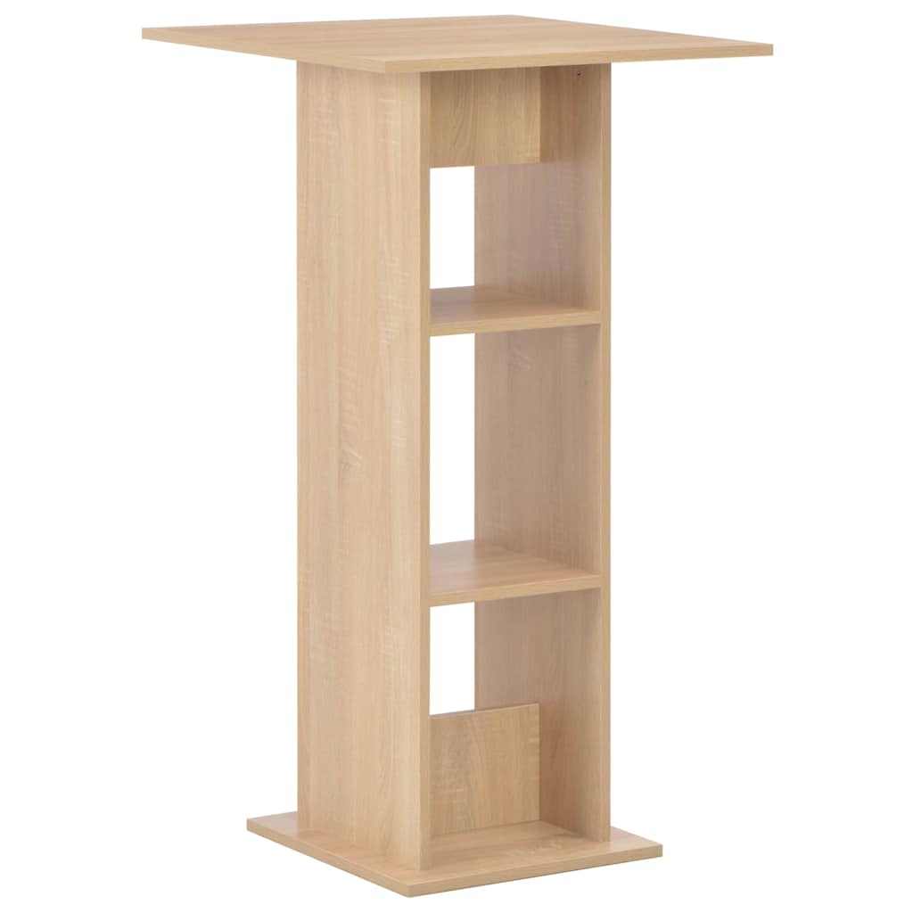 Vidaxl bartafel 60x60x110 cm eikenkleurig