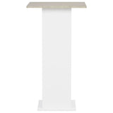 Vidaxl bartafel 60x60x110 cm wit en betonkleurig