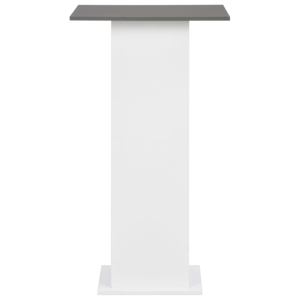 Vidaxl bartafel 60x60x110 cm wit en antracietgrijs