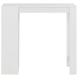 Vidaxl bartafel met schap 110x50x103 cm wit